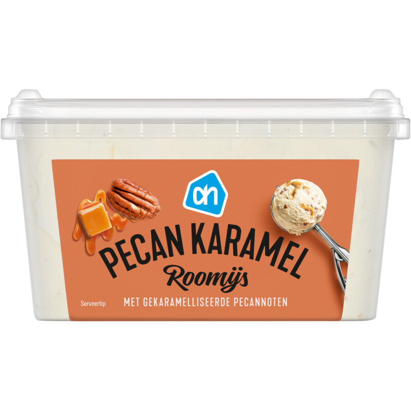 AH Roomijs pecan caramel