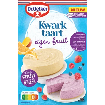 Dr. Oetker Kwarktaart eigen fruit bakmix