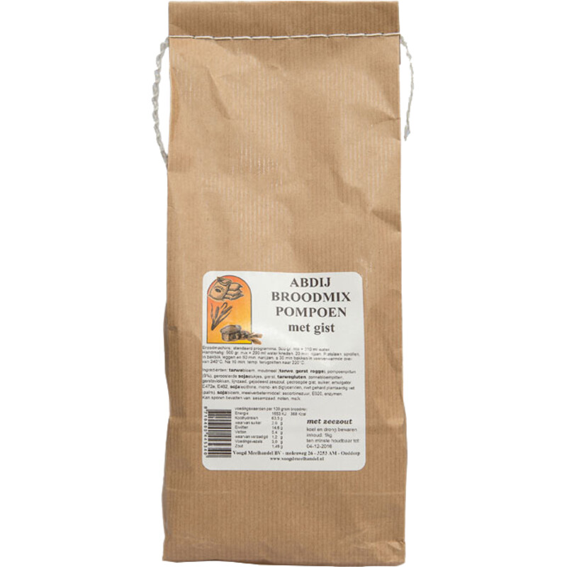 Abdij Broodmix pompoen