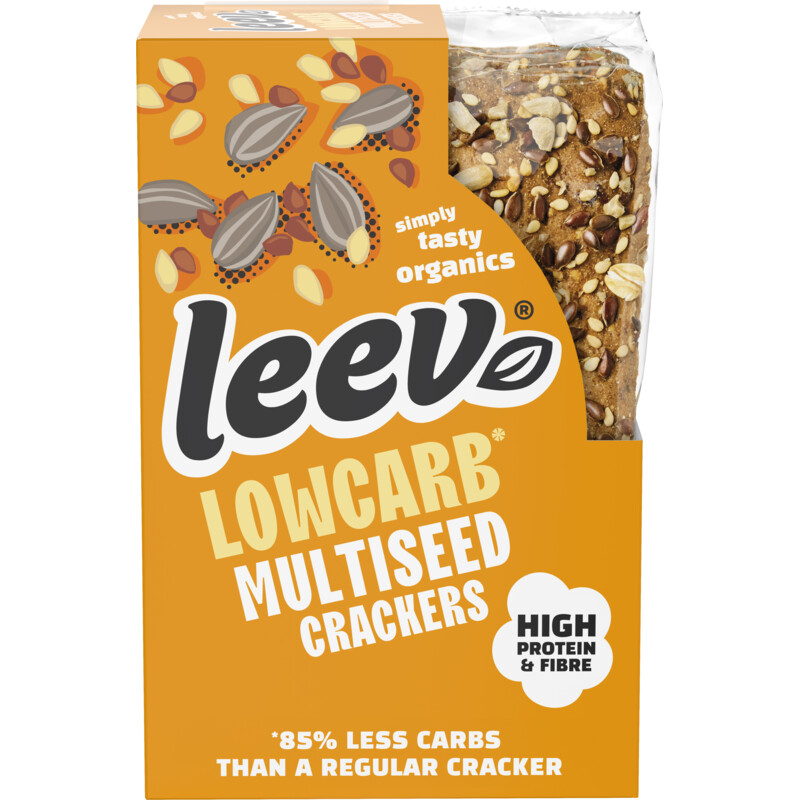 Leev Lowcarb crackers meerzaden