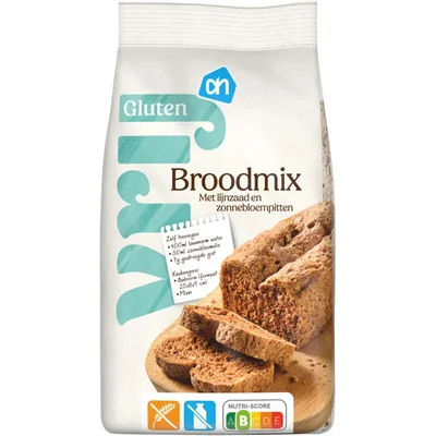 AH Glutenvrij Broodmix met lijnzaad & zonnebloempitten