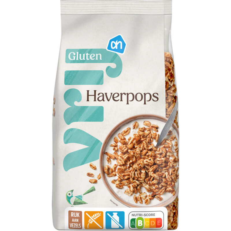 AH Glutenvrij Vezelrijke haverpops