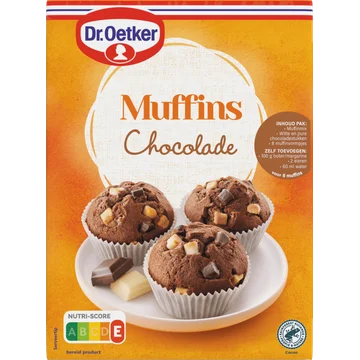 Dr. Oetker Mix voor muffins chocolade