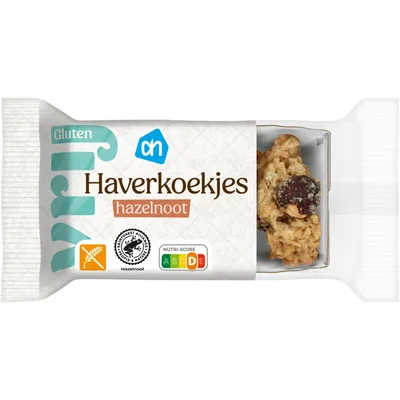 AH Glutenvrij Haverkoekjes hazelnoot