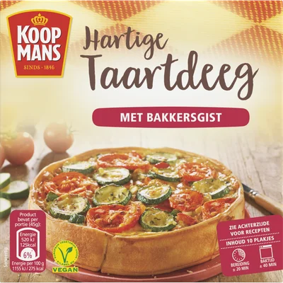 Koopmans Deeg hartige taart