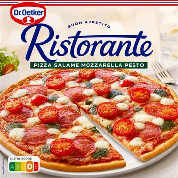 Dr. Oetker Ristorante pizza salami mozzarella pesto