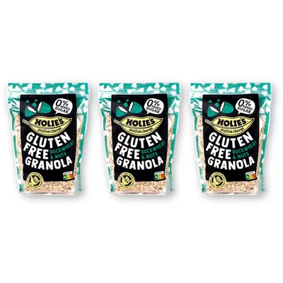 Holie's Granola buckwheat&nuts glutenfree 3-pack