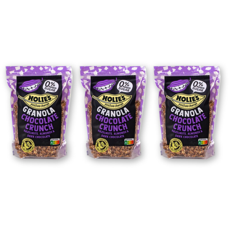 Holie's Granola chocolate crunch 3-pack