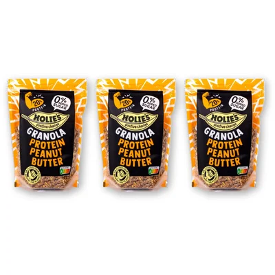 Holie's Granola protein peanut butter 3-pack