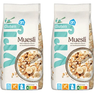 AH Glutenvrij Muesli 2-pack