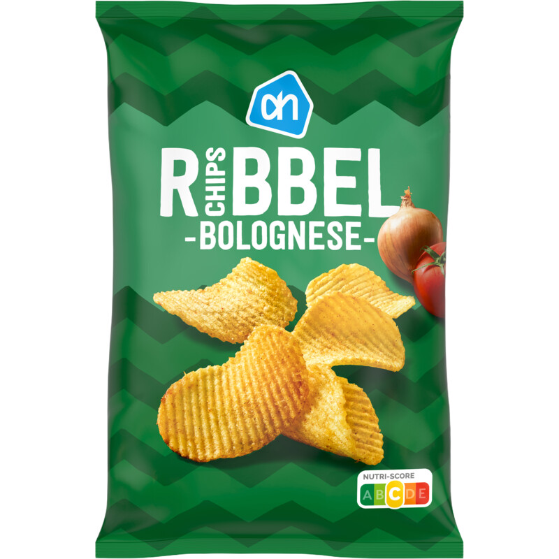 AH Ribbelchips bolognese