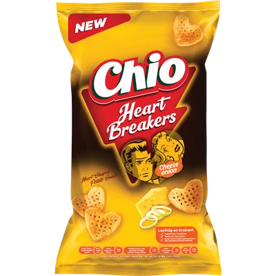 Chio Heartbreakers cheese onion