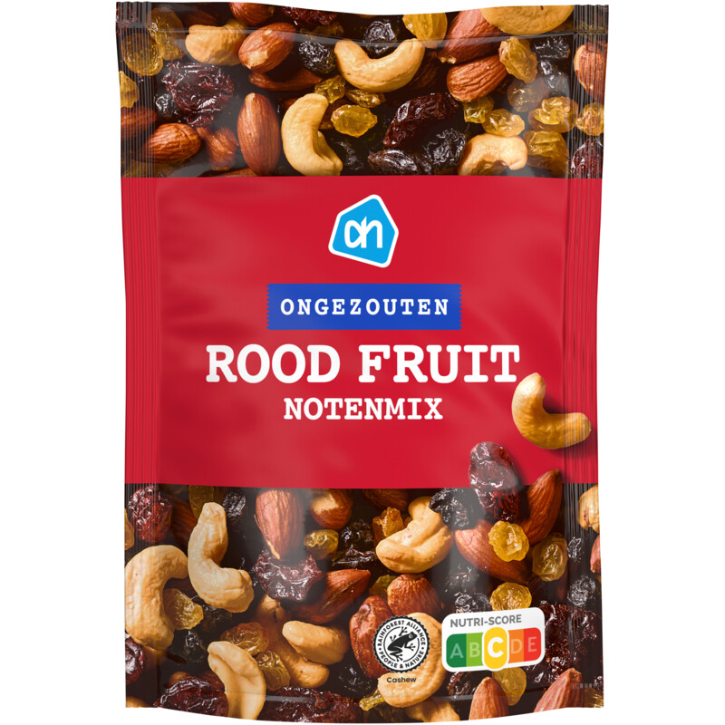 AH Ongezouten rood fruit notenmix