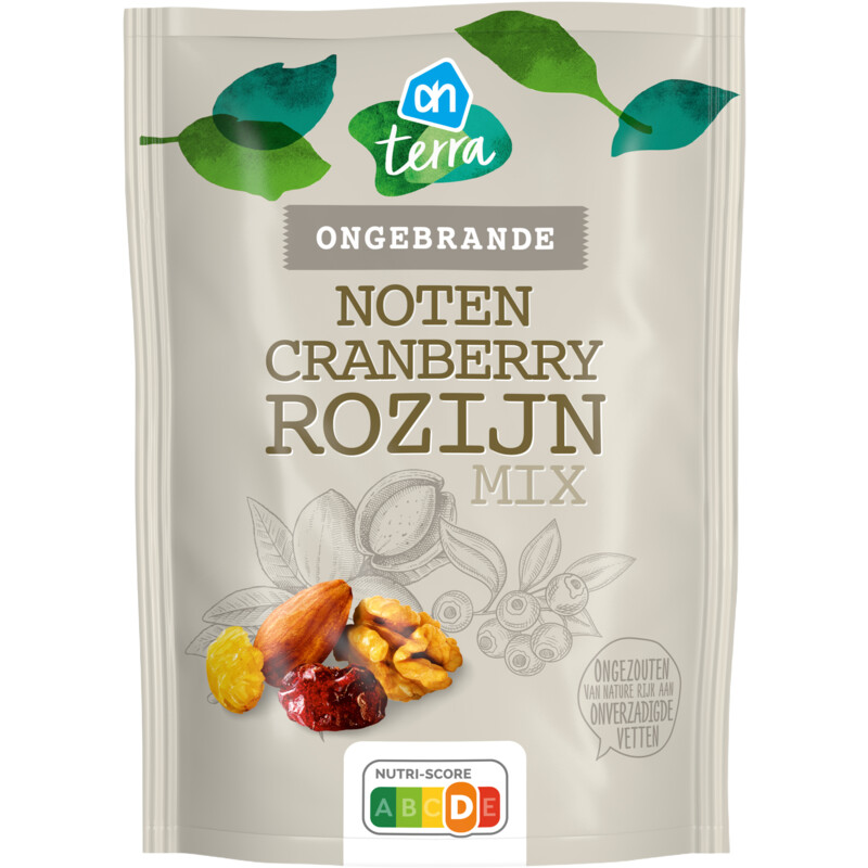 AH Terra Ongebrande noten cranberry rozijn mix