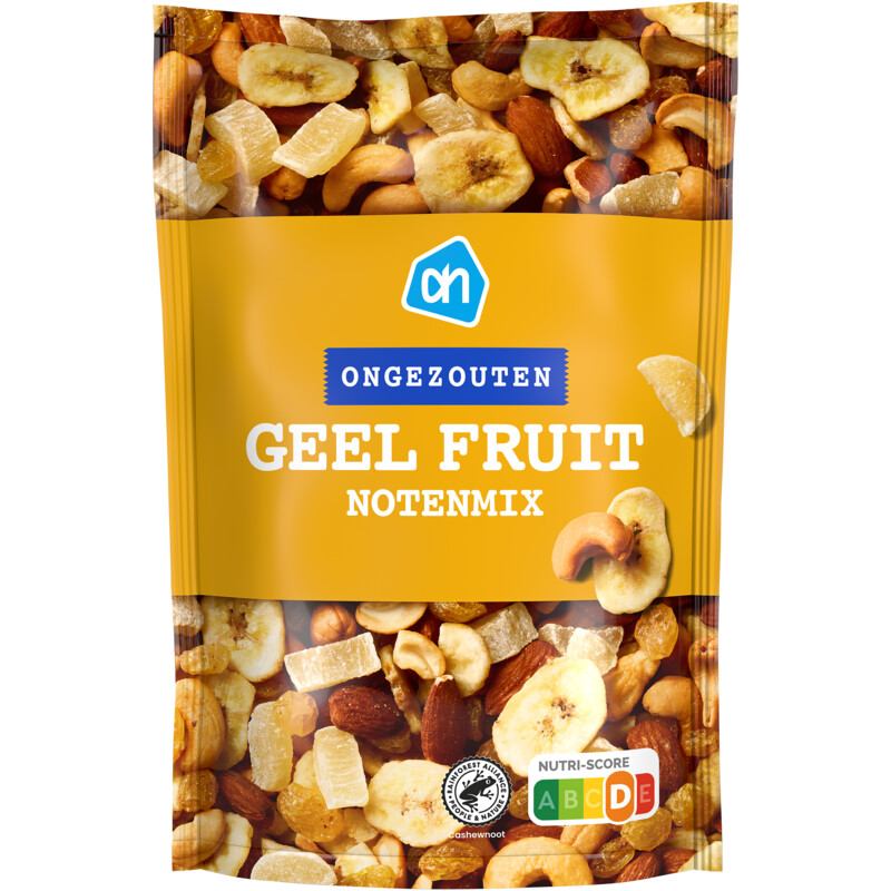 AH Ongezouten geel fruit notenmix