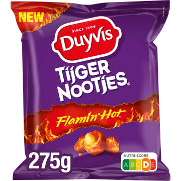 Duyvis Tijgernootjes flamin hot