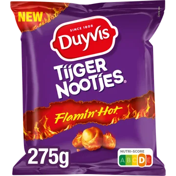 Duyvis Tijgernootjes flamin hot