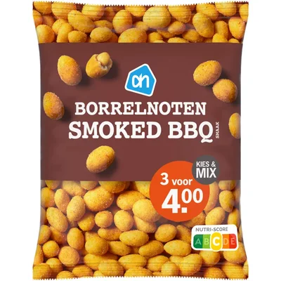 AH Borrelnoten smoked BBQ smaak