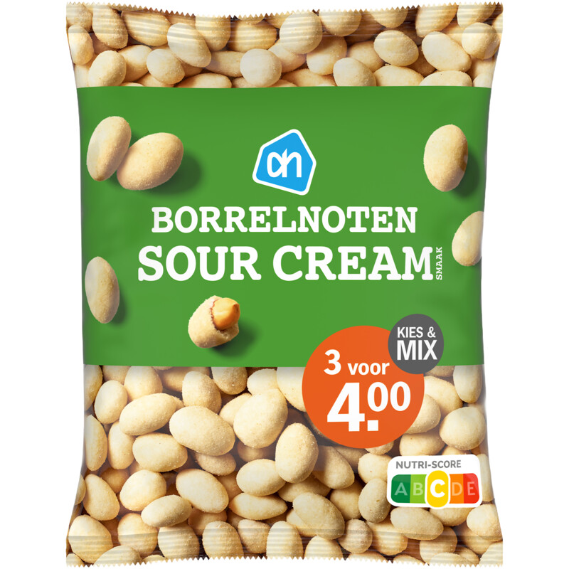AH Borrelnoten sour cream smaak