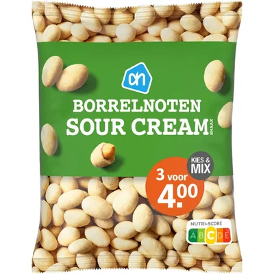 AH Borrelnoten sour cream smaak