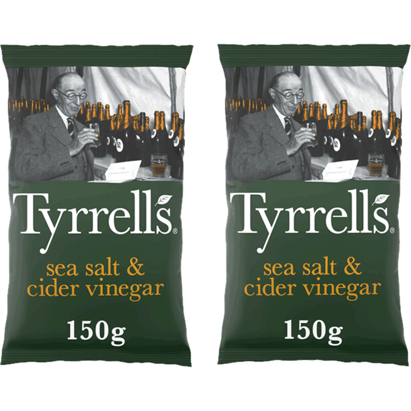 Tyrrells Seasalt & Cider vinegar 2-pack