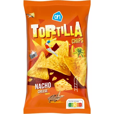 AH Tortilla chips nacho cheese flavour