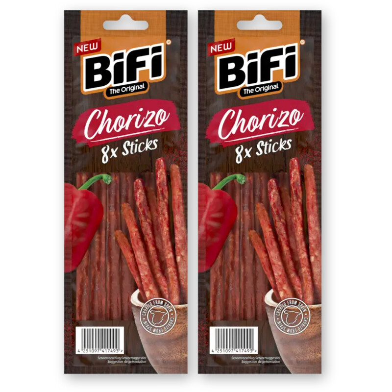 Bifi Chorizo sticks 2-pack