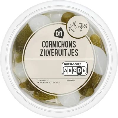 AH Kleintje cornichons zilver uitjes
