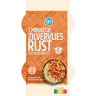 AH 1 minuutje zilvervliesrijst volkoren