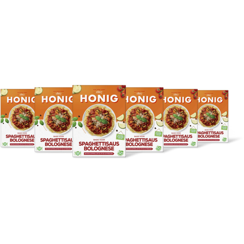 Honig Basis voor spaghettisaus bolognese 6pack