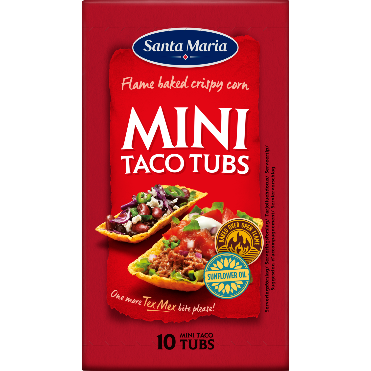 Santa Maria Mini taco tubs