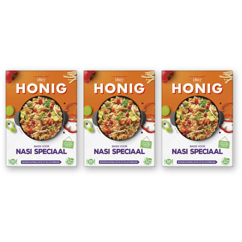 Honig Basis voor nasi speciaal 3-pack