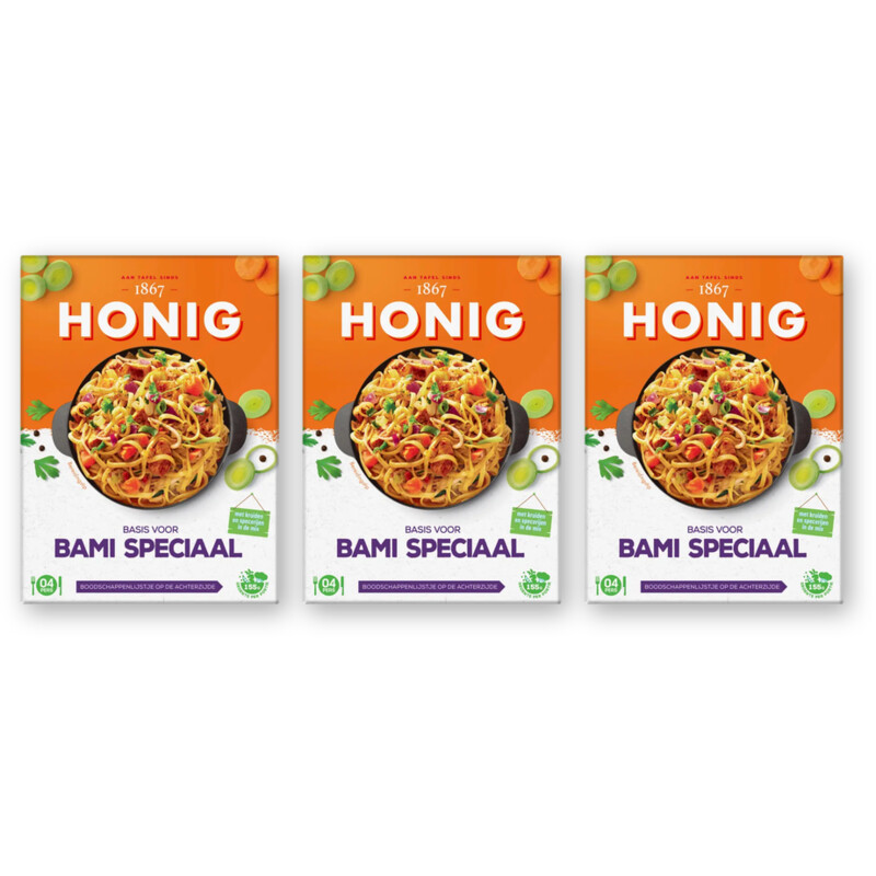 Honig Basis voor bami speciaal 3-pack
