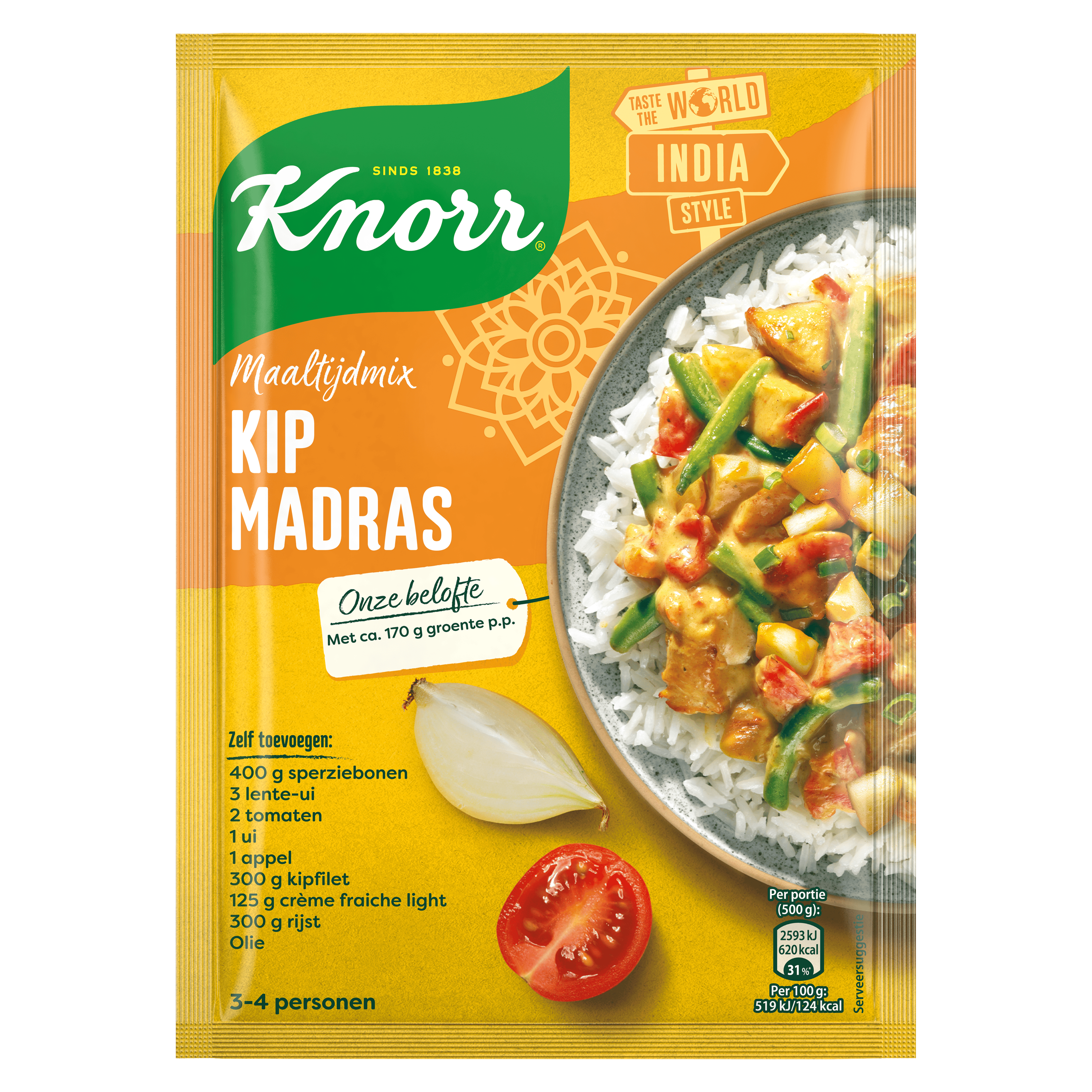 Knorr Maaltijdmix kip madras