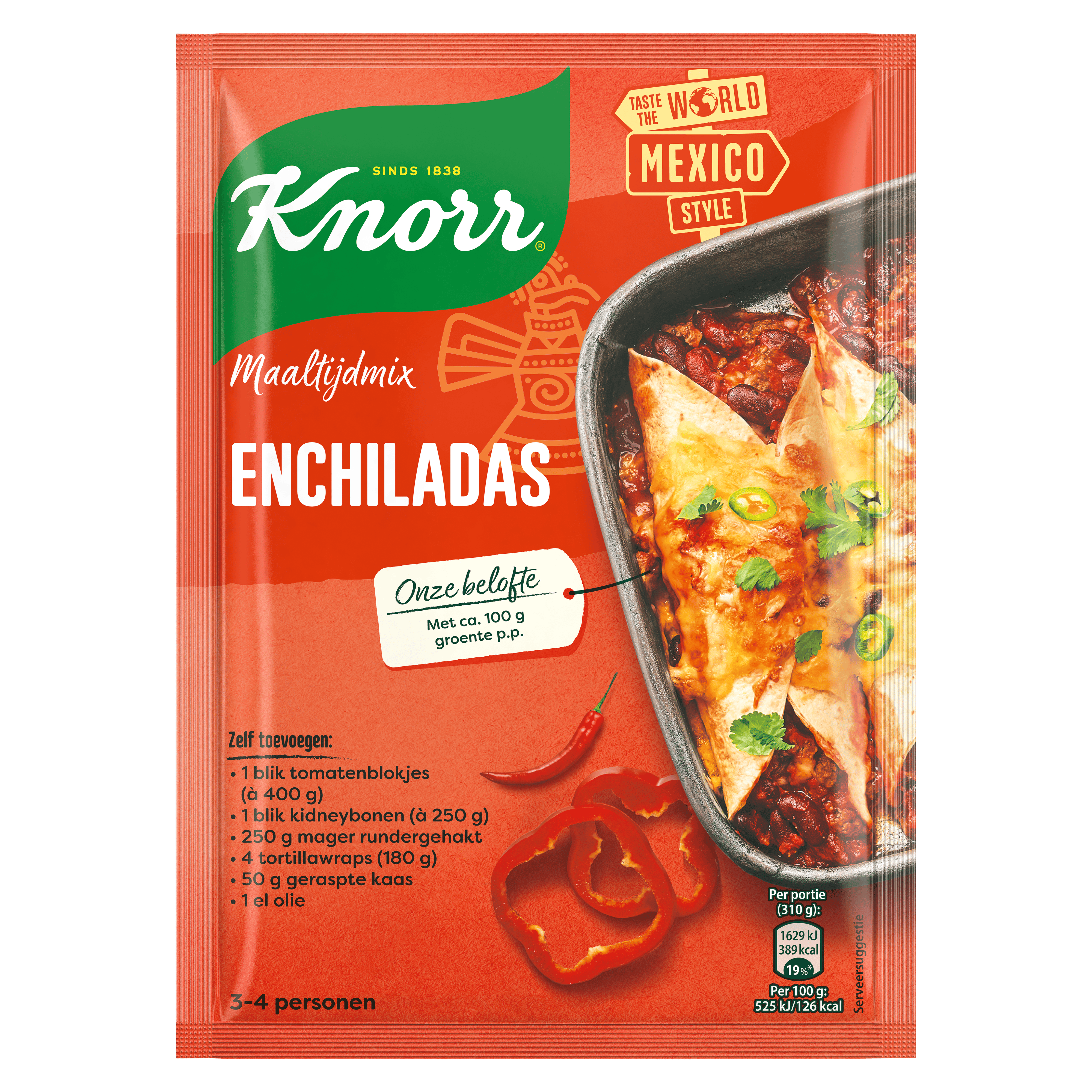 Knorr Maaltijdmix enchiladas