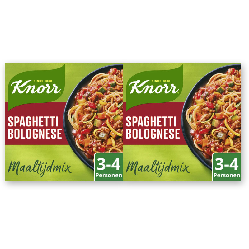 Knorr Maaltijdmix spaghetti bolognese 2-pack