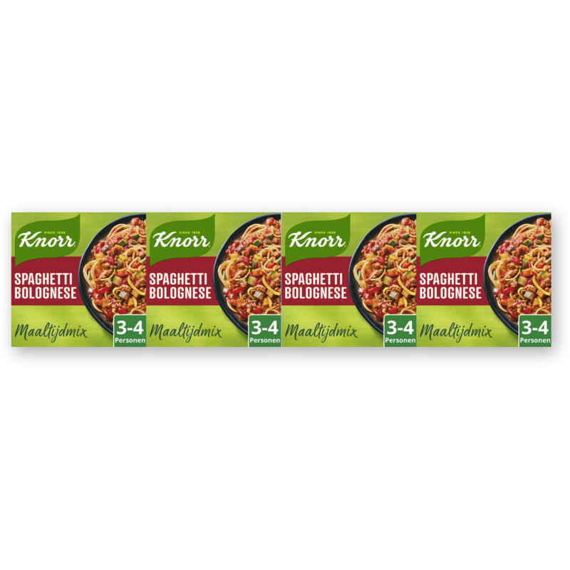 Knorr Maaltijdmix spaghetti bolognese 4-pack