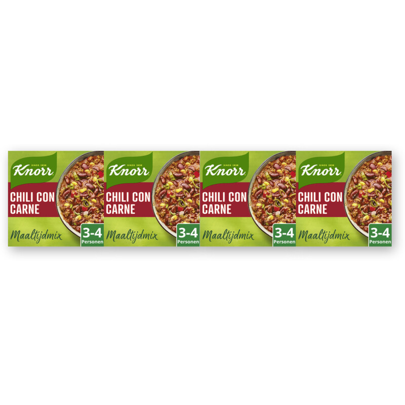 Knorr Maaltijdmix chili con carne 4-pack