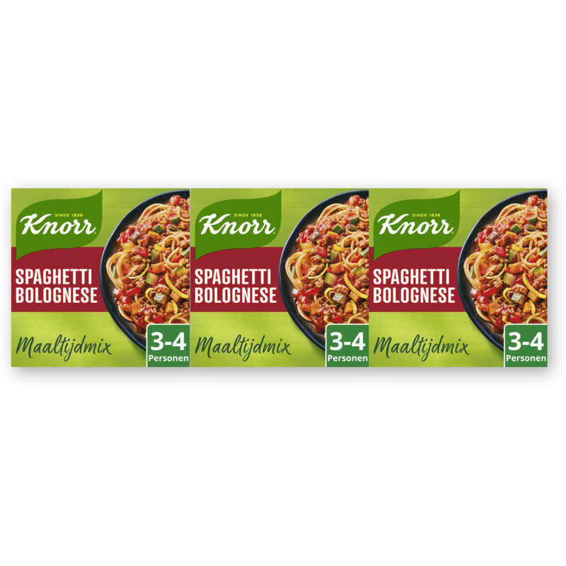 Knorr Maaltijdmix spaghetti bolognese 3-pack