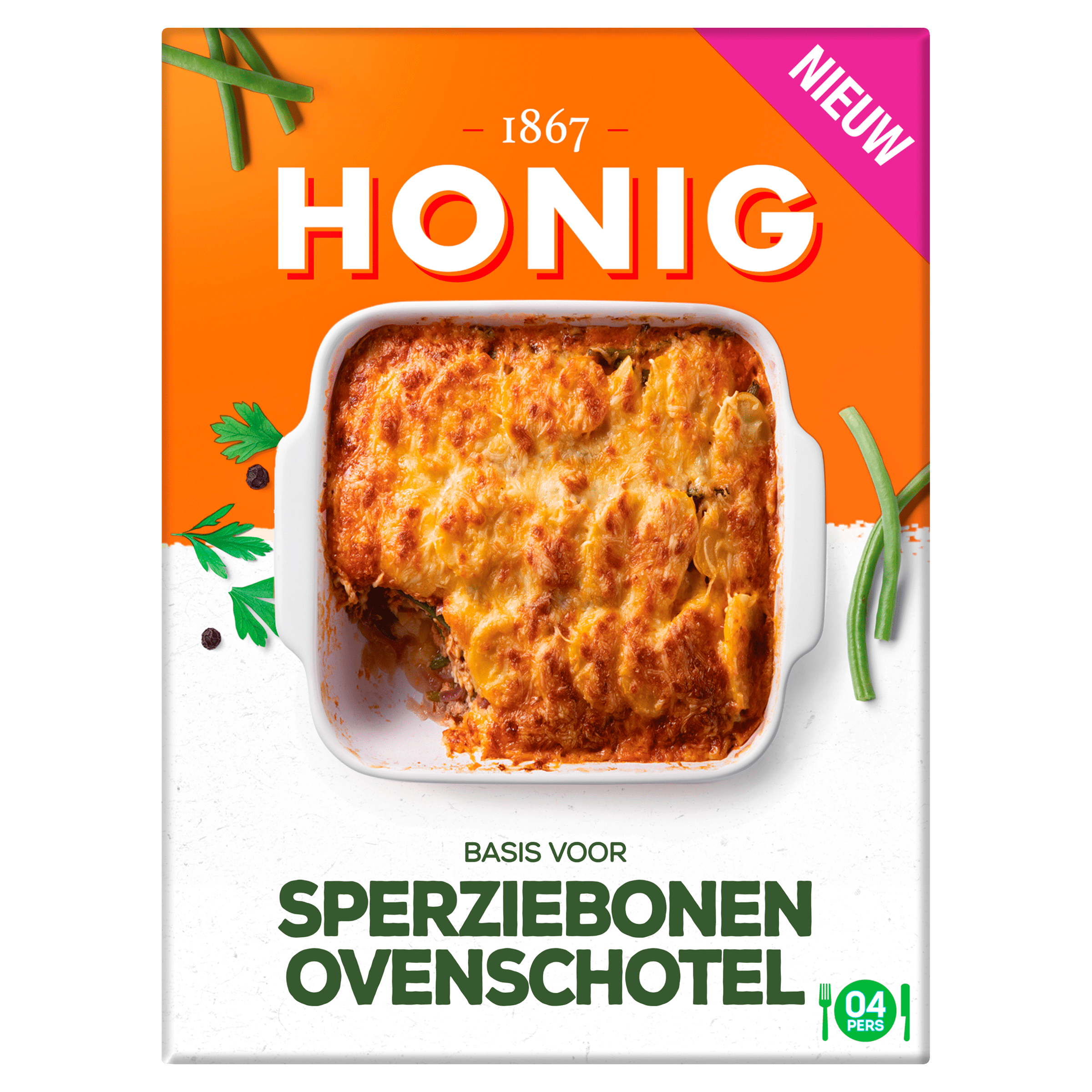 Honig Basis voor sperziebonen ovenschotel