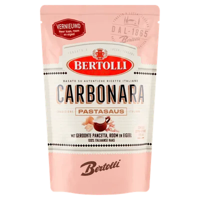 Bertolli Pastasaus in zak carbonara