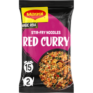 Maggi Stir-fry noodles red curry