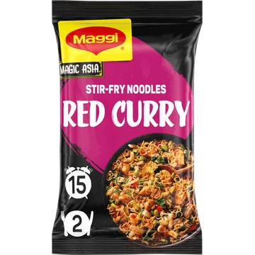 Maggi Stir-fry noodles red curry