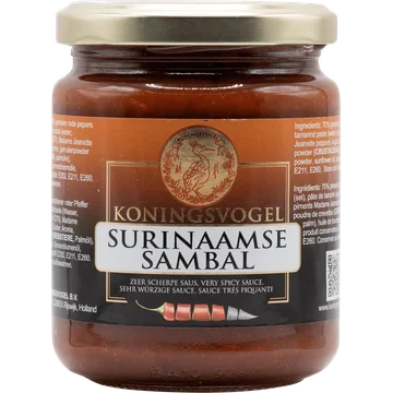Koningsvogel Surinaamse sambal