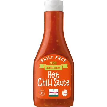 Verstegen Hot chili saus zero added sugar