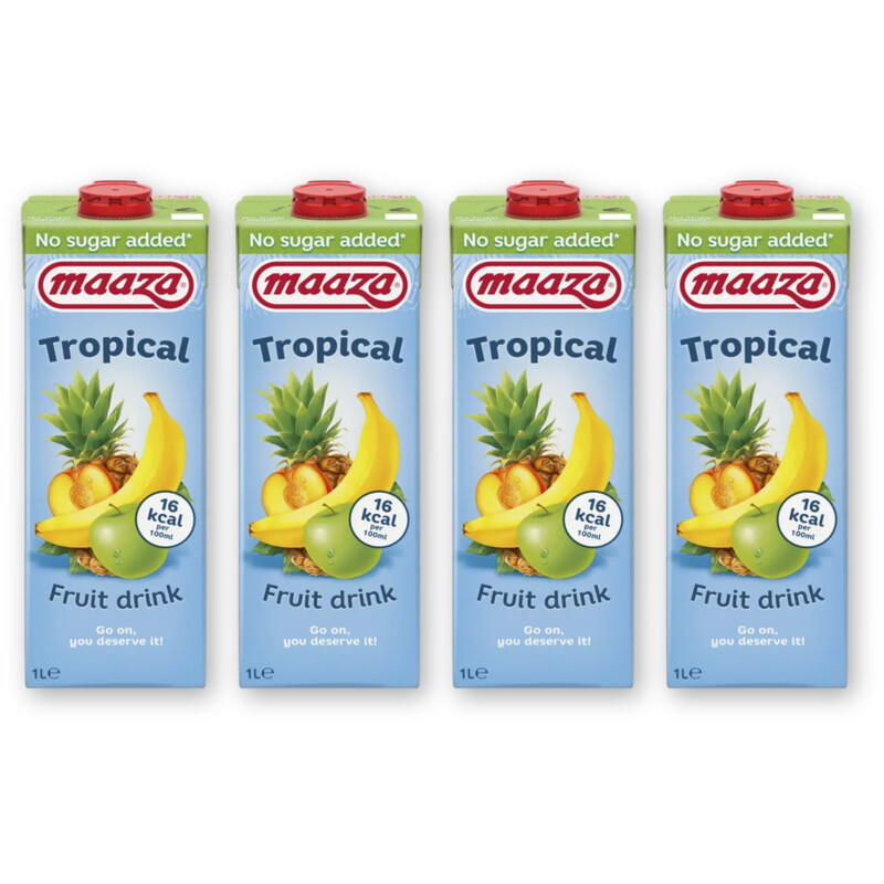 Maaza Tropical fruit drink gst 4-pack