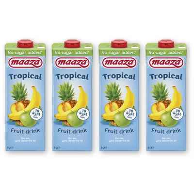 Maaza Tropical fruit drink gst 4-pack