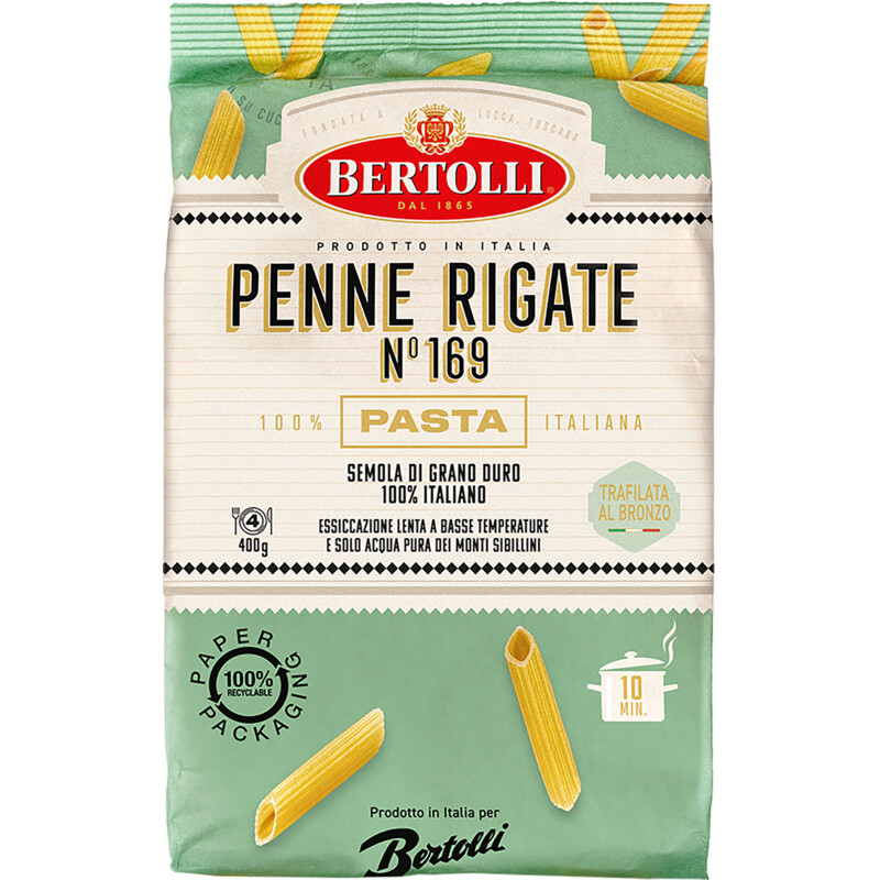 Bertolli Pasta penne rigate no 169