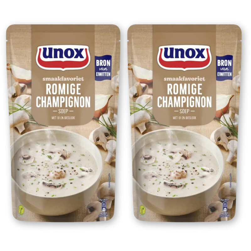 Unox Romige champignonsoep 2-pack