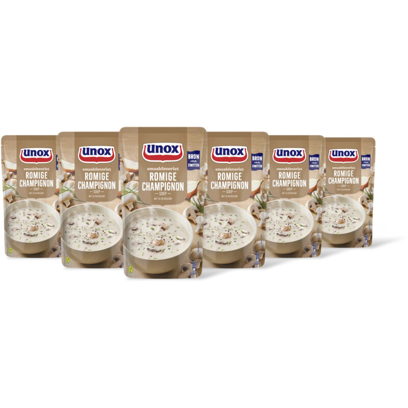 Unox Romige champignonsoep 6-pack